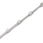 Bracciale oro bianco con diamanti B91
