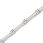 Bracelet white gold with diamonds B31