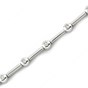 Bracciale oro bianco con diamanti B10