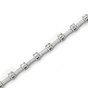 Bracelet white gold with diamonds B79