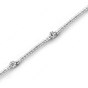 Bracciale oro bianco con diamanti B84