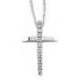 Pendant white gold with diamonds 165