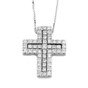 Pendant white gold with diamonds 260