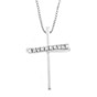 Pendant white gold with diamonds 461