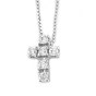 Pendant white gold with diamonds 233