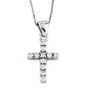 Pendant white gold with diamonds 266