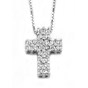 Pendant white gold with diamonds 680