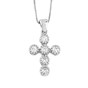 Pendant white gold with diamonds 299