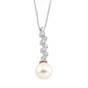 Pendente oro bianco con Perla 622