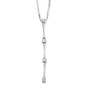 Pendente oro bianco con diamanti CB324