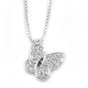 Pendant white gold with diamonds 556