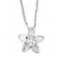 Pendente oro bianco con diamante 668