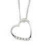 Pendant white gold with diamonds 528