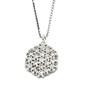 Pendente oro bianco con diamanti 678