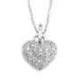 Pendant white gold with diamonds 637