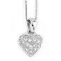 Pendant white gold with diamonds 414