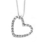 Pendant white gold with diamonds 459