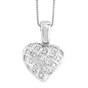 Pendant white gold with diamonds CUO