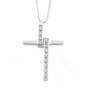Pendant white gold with diamonds 265