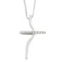 Pendente oro bianco con diamanti 520
