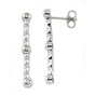 Orecchini oro bianco con diamanti OB133
