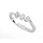 Anello trilogy in oro bianco con diamanti TRY13