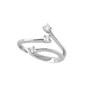 Anello trilogy in oro bianco con diamanti TRY29