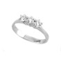 Anello trilogy in oro bianco con diamanti TRY7