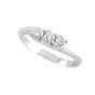 Anello trilogy in oro bianco con diamanti TRY2