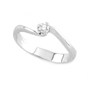 Anello oro bianco con diamante S73