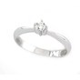 Anello oro bianco con diamante S145