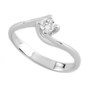 Anello oro bianco con diamante S191