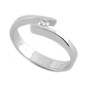 Anello oro bianco con diamante S158
