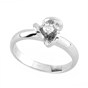 Anello oro bianco con diamante S135