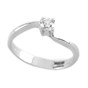 Anello oro bianco con diamante S169
