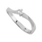 Anello oro bianco con diamante S124