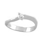 Anello oro bianco con diamante S97