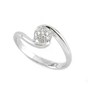 Anello oro bianco con diamanti F142