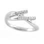 Ring white gold with diamonds F129