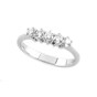 Anello oro bianco con diamanti R972