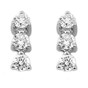 Orecchini oro bianco con diamanti O151