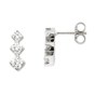 Orecchini oro bianco con diamanti O246