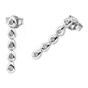 Orecchini oro bianco con diamanti OB295