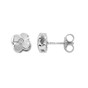 Orecchini oro bianco con diamanti O244