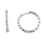 Earrings white gold with diamonds O184