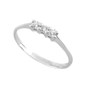 Anello trilogy in oro bianco con diamanti TRY46