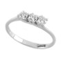 Anello trilogy in oro bianco con diamanti TRY48