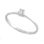 Gems & Gold, gioielli online. Anello oro bianco con diamante S249