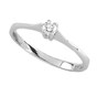 Anello oro bianco con diamante S161