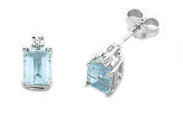 Parour white gold with aquamarines and diamonds 246A/O122A